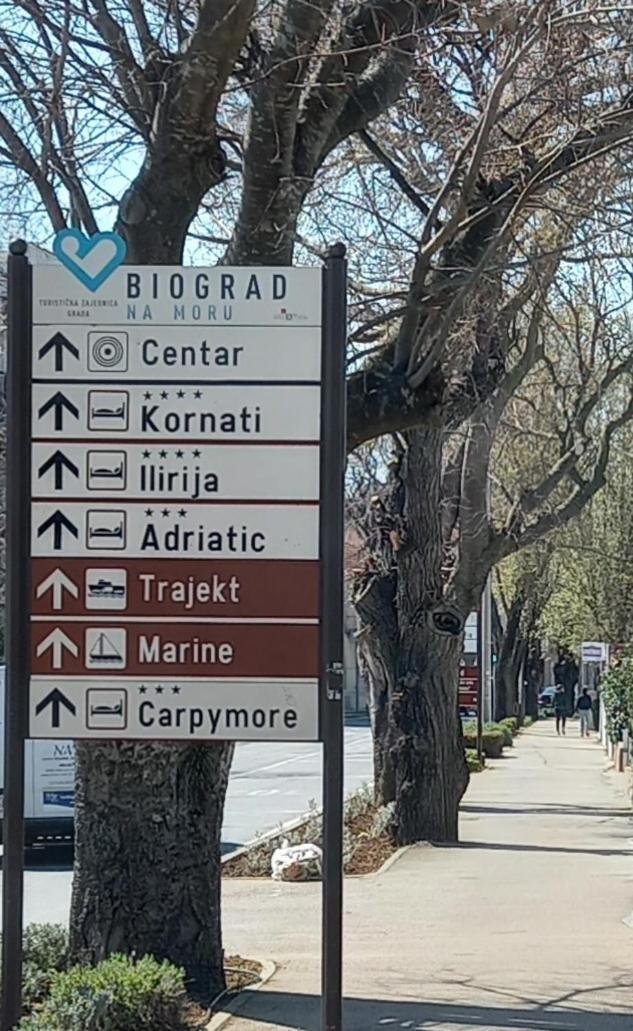 Apartman Silva Biograd Na Moru Eksteriør bilde